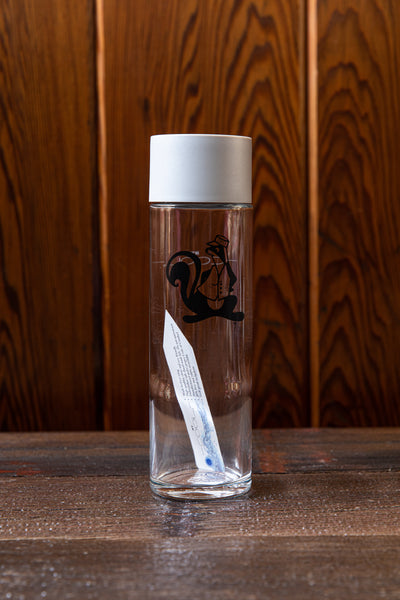 Glass Mr Skunk Water Bottle