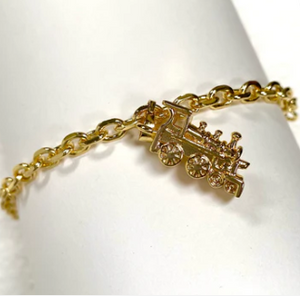 Train Charm Bracelet