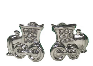 Train Post Jewel Earrings