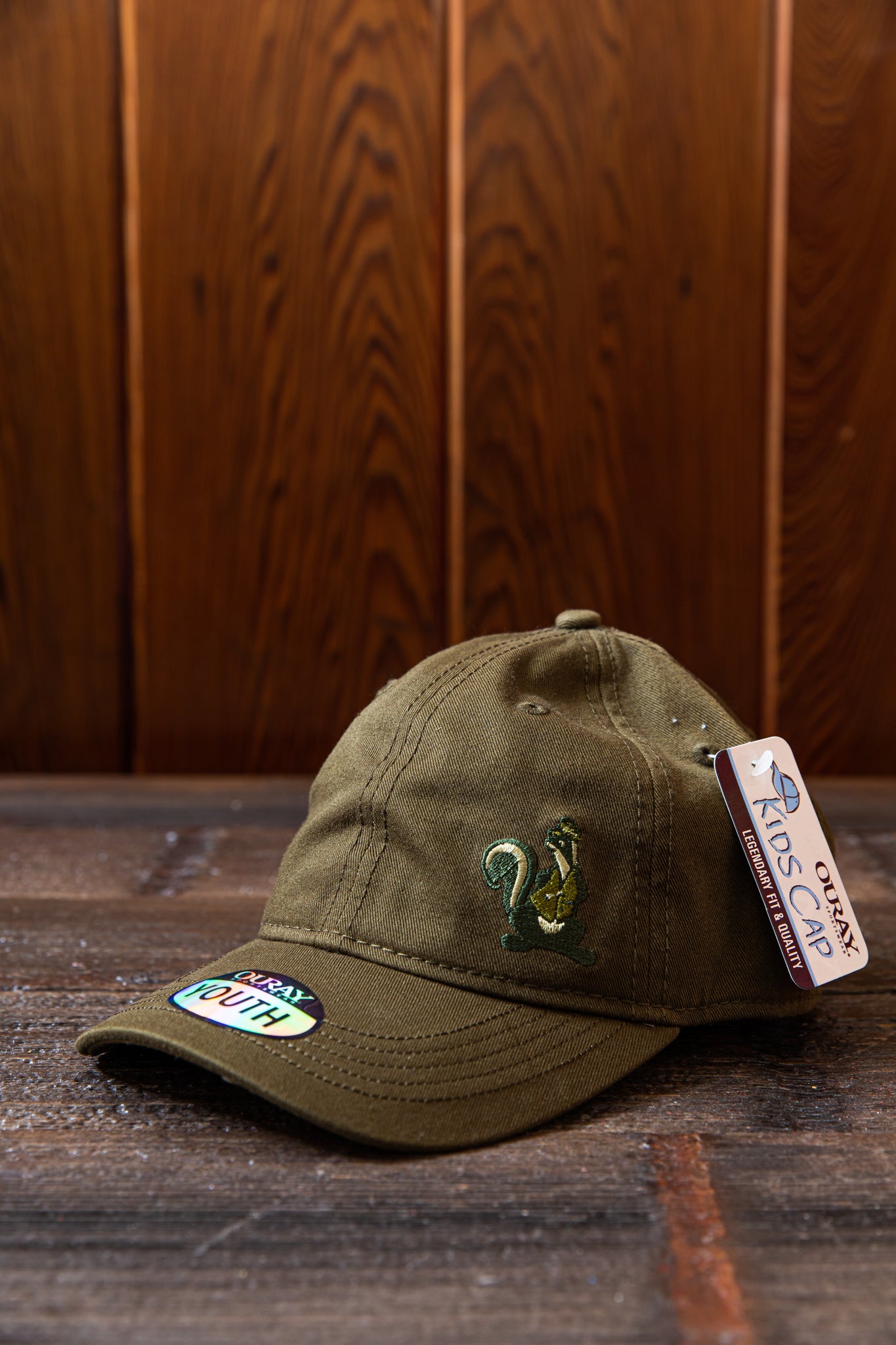 Youth Ovs Rookie Washed Twill Cap Mr. Skunk Emb