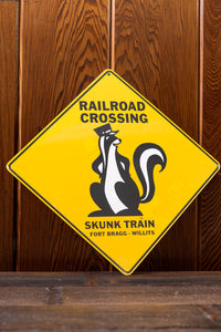 Skunk Crossing Road Sign