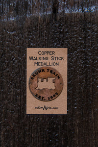 Train Walking Stick Medallion-Custom