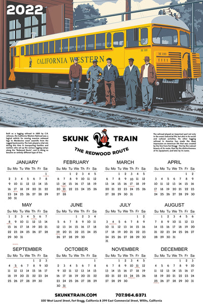 2022 Calendar – Skunk Train